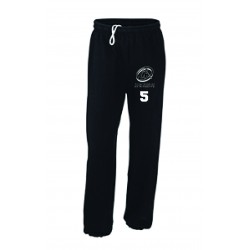 NO POCKET SWEATPANTS WITH ELASTIC CUFFS